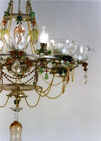 Teacup chandeliers by Madeleine Boulesteix