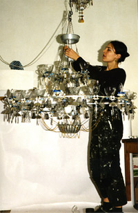 Madeleine Boulesteix for teacup and jellybowl chandeliers to buy and commission