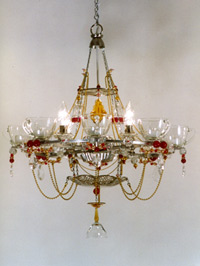8-cup chandelier